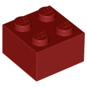 Steen 2x2 Dark Red